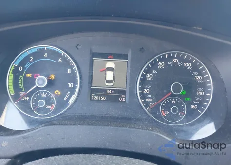 2014 Volkswagen Jetta Hybrid Sel Premium z USA, uszkodzony, nr VIN 3VW637AJ9EM207666